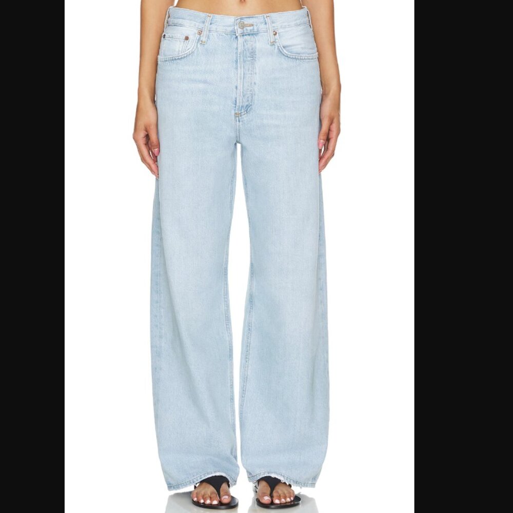 Agolde Low Slung Baggy Jeans in Fragment Size 25